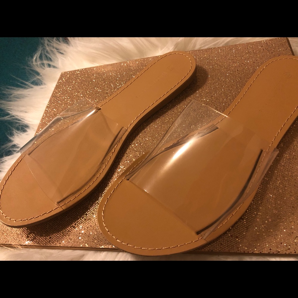❤️💅Clear sexy sandals  and casual red slides💅❤️
